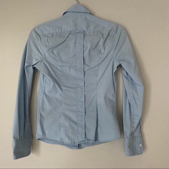 Blue Women’s Dress Shirt - Picture 2 of 3